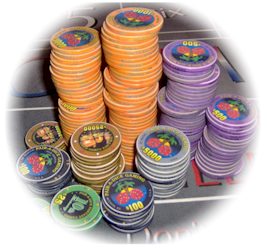 Our Chips / Cheques / Poker Chips are the very best in the industry and by far the highest quality available in Wichita, Kansas, the Midwest or the Nation.